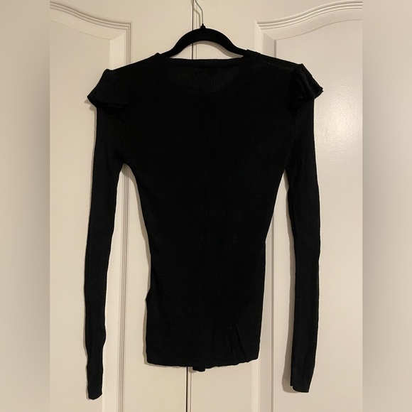 Madewell Ruffle Sleeve Pullover Sweater - Picture 4 of 6